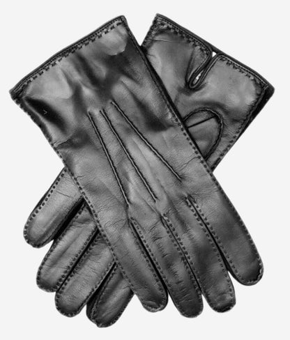CC3104 (black) - Men's Italian handsewn cashmere lined leather gloves — photo 2 of 9