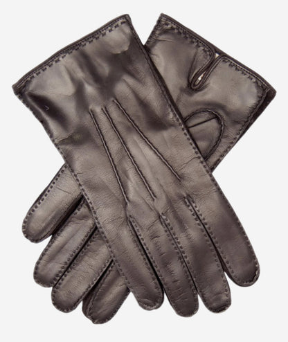 CC3104 (brown) - Men's Italian handsewn cashmere lined leather gloves — photo 1 of 10