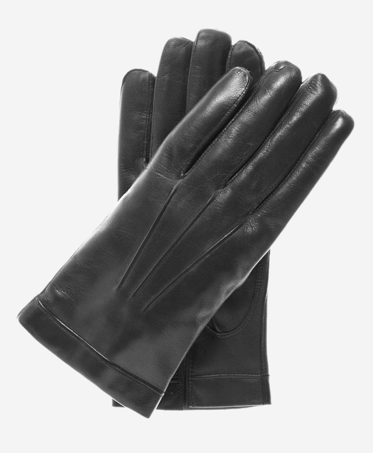 CC3301 (black) - Men’s Italian cashmere lined touchscreen leather gloves — photo 1 of 10