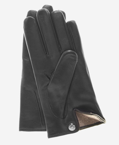 CC3341 (black) - Men's Italian cashmere lined leather gloves — photo 3 of 9