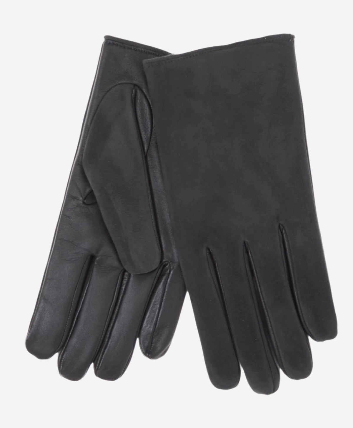 CC3556 (black) - Men’s Italian touchscreen suede and lambskin gloves with cashmere lining — photo 1 of 7
