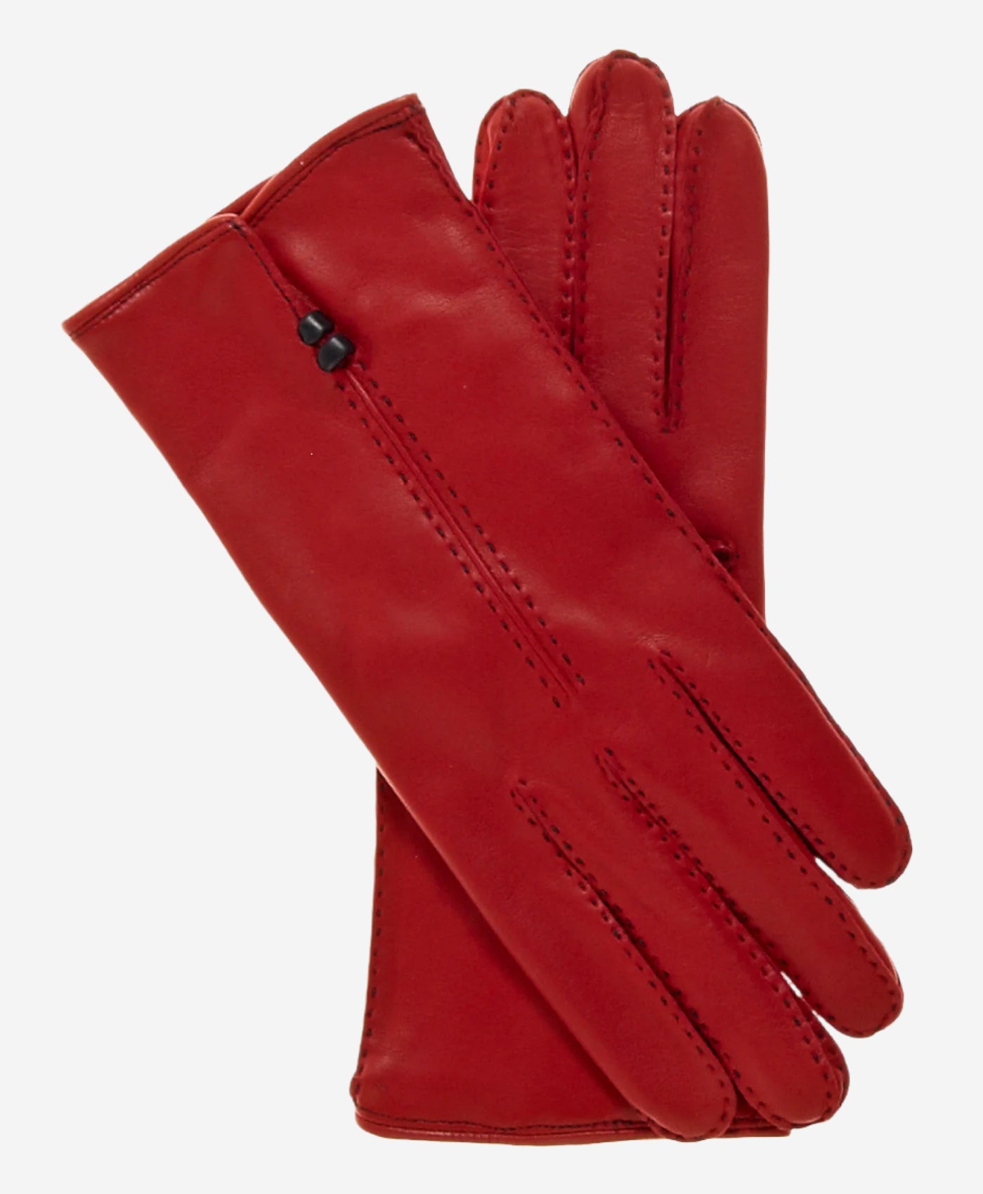CC4301 (red) - Women’s handsewn Italian cashmere lined leather gloves — photo 1 of 8