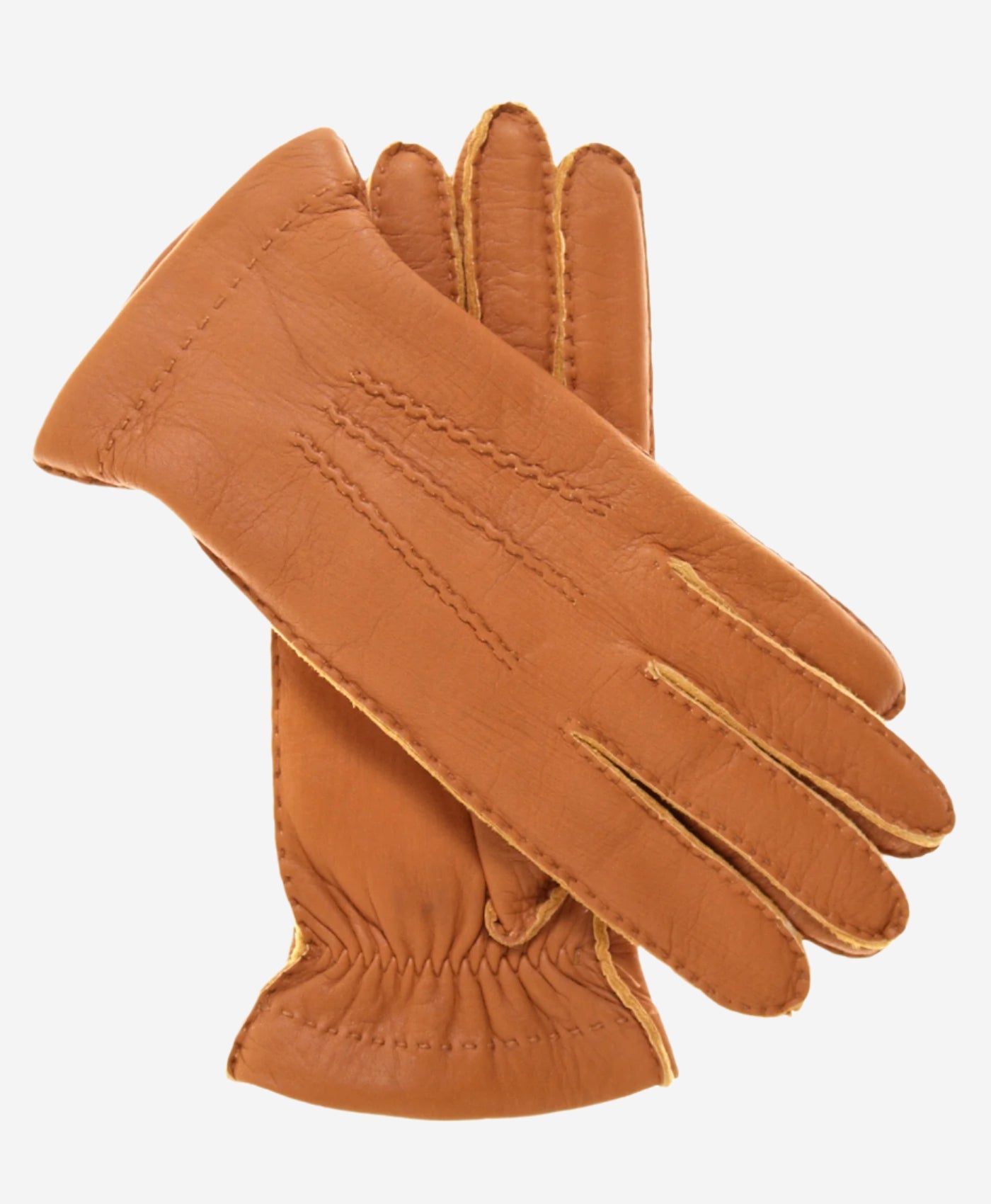 CC4515 (saddle) - Women’s Italian cashmere lined deerskin gloves — photo 1 of 8