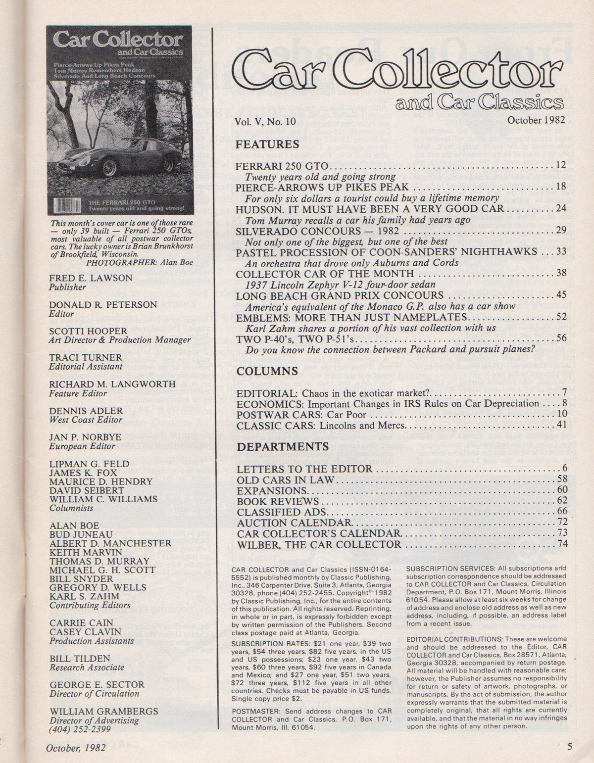 Car Collector 1982-10