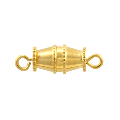 Gold Plated Barrel Screw Clasp 16mm - Base Metal Jewelry Findings