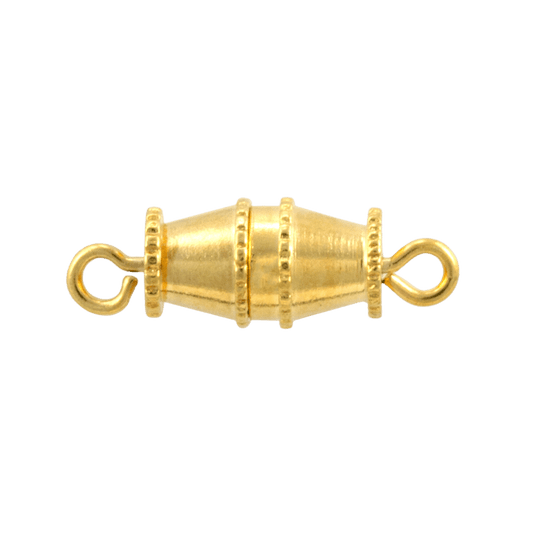 Gold Plated Barrel Screw Clasp 16mm - Base Metal Jewelry Findings