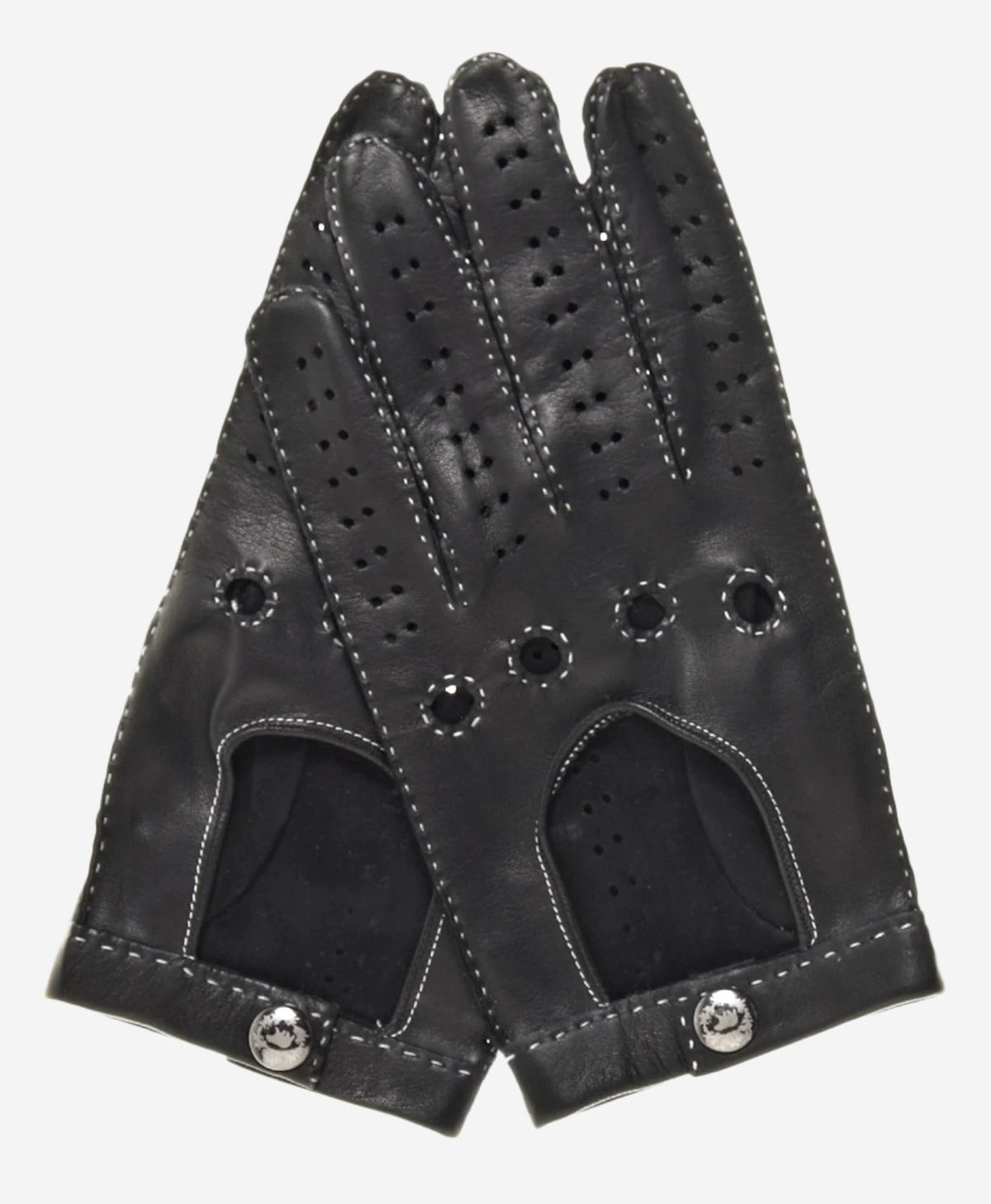 CD3501 (black) - Men’s handsewn Italian lambskin leather driving gloves — photo 1 of 9