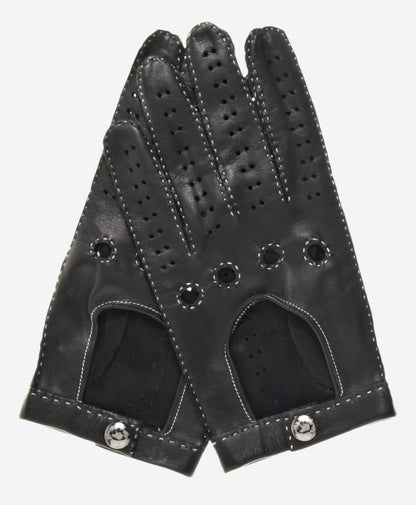 CD3501 (black) - Men’s handsewn Italian lambskin leather driving gloves — photo 1 of 9