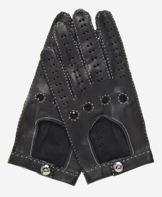 CD3501 (black) - Men’s handsewn Italian lambskin leather driving gloves — photo 1 of 9