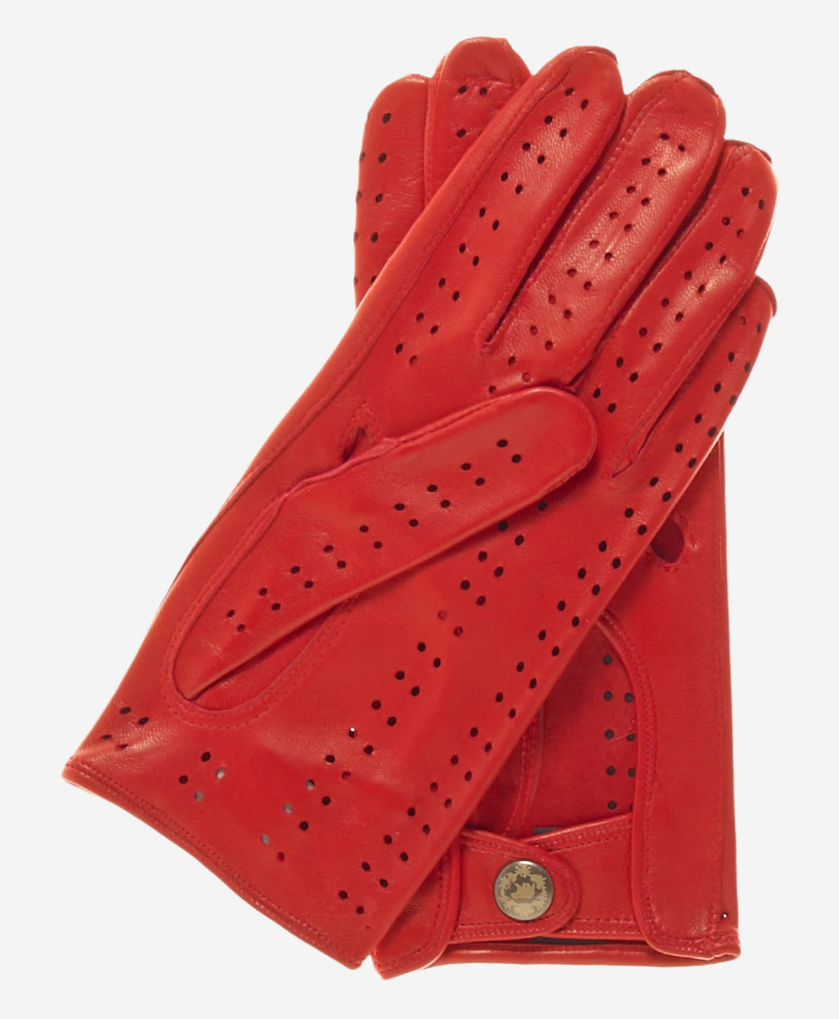 CD4010 (red) - Women’s Italian leather driving gloves — photo 2 of 8