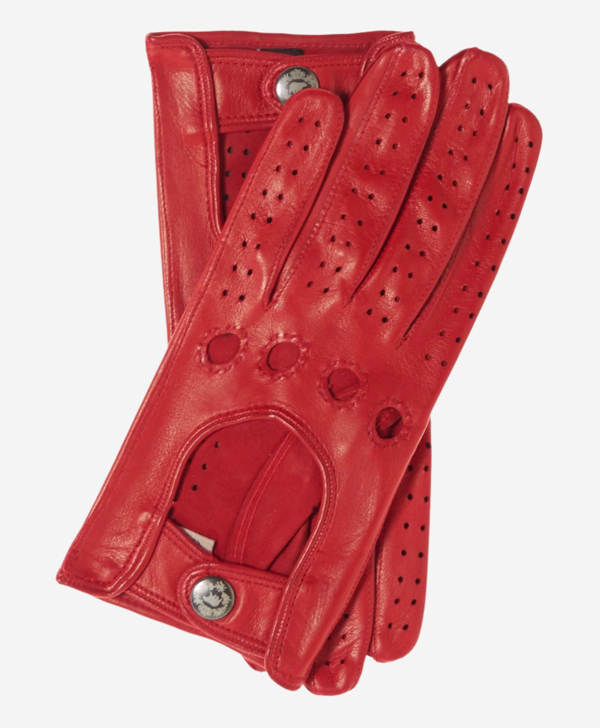 CD4010 (red) - Women’s Italian leather driving gloves — photo 1 of 8