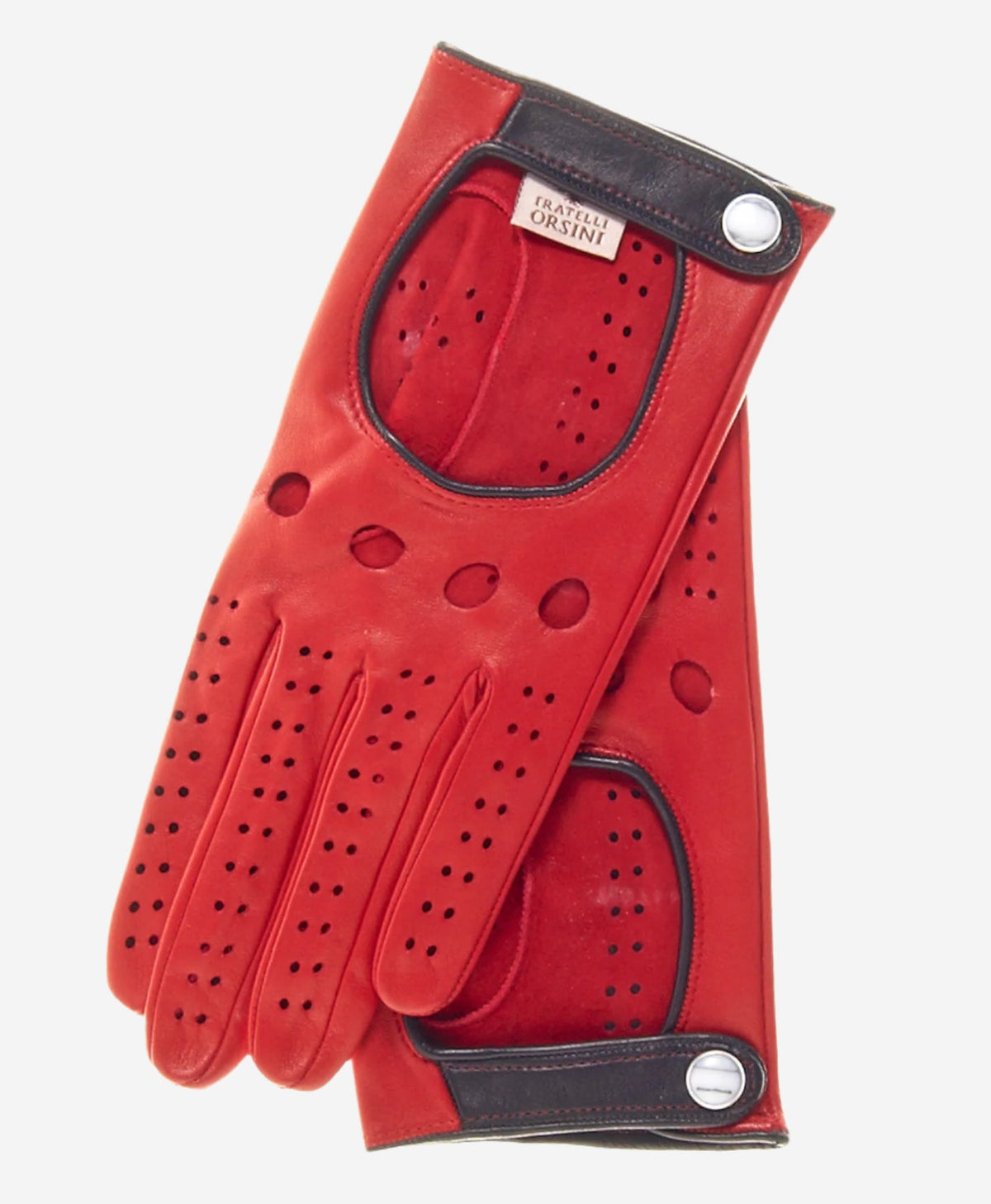 CD4134 (red) - Women's Italian lambskin driving gloves — photo 2 of 10