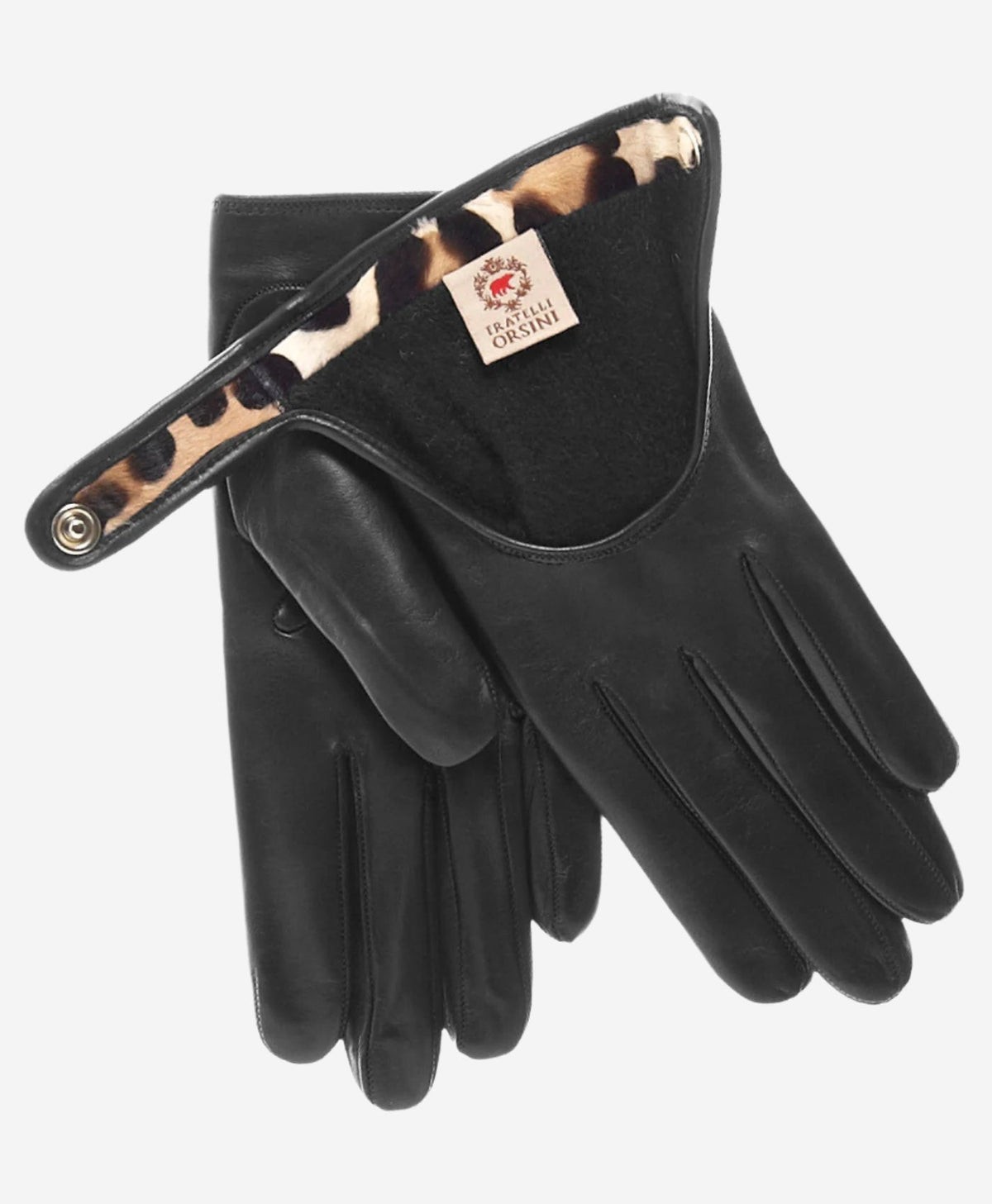 CD4136 (black) - Women’s Italian winter leather driving gloves with cashmere lining — photo 1 of 9