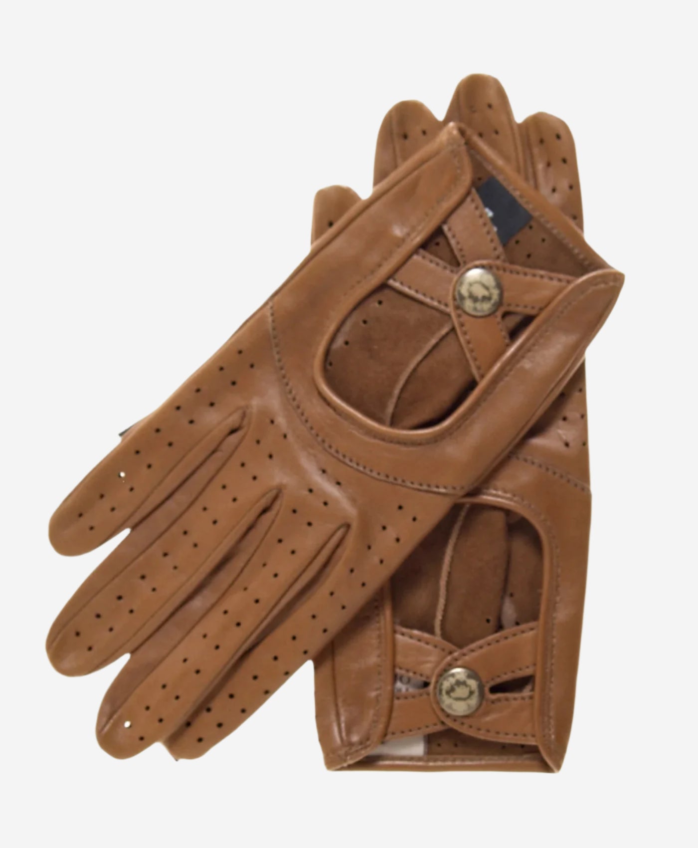 CD4378 (saddle) - Women's sporty Italian leather driving gloves — photo 1 of 9