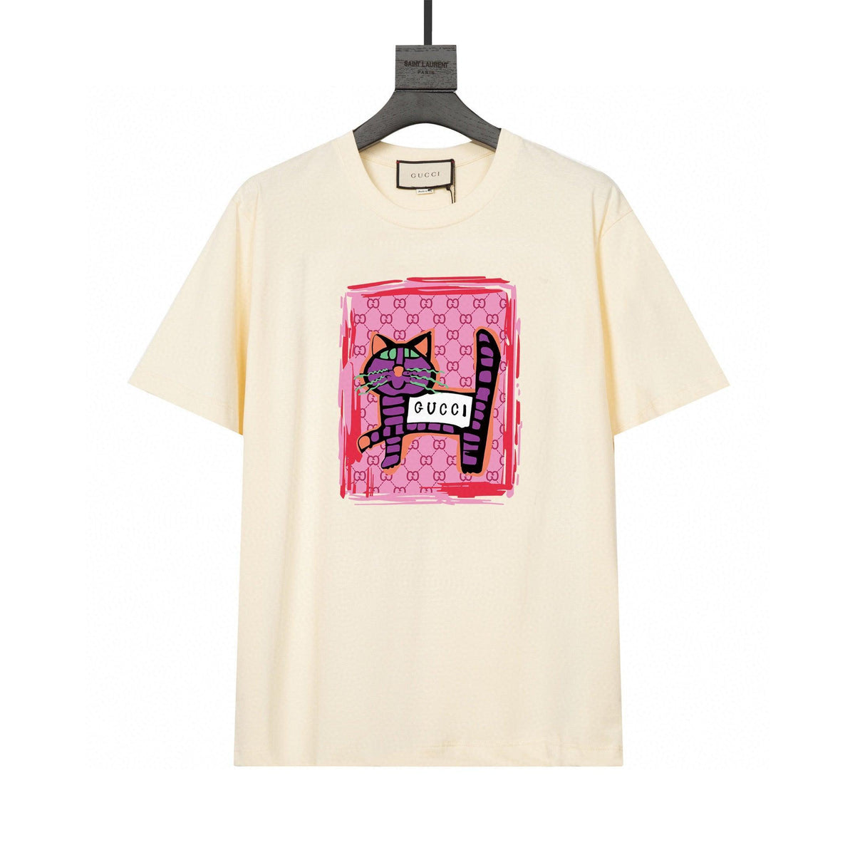 Gucci T-Shirt Without Collar 'Beige'