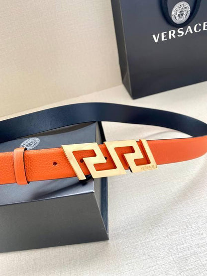 Versace Medusa Belt 'Brown'