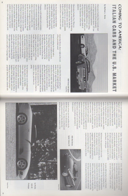Concours Italiana 1994 Program - Featuring Ghia & Touring