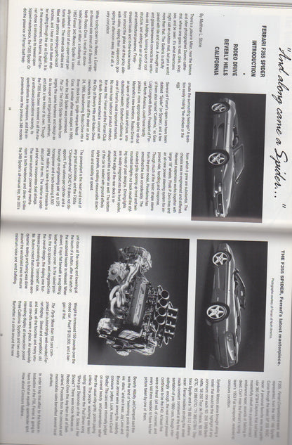 Concours Italiana 1995 Program - Featuring Giugiaro & Italdesign