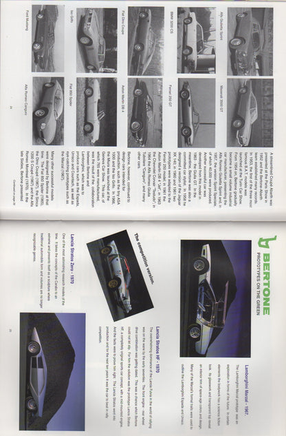Concours Italiano 1996 Program - Featuring Bertone & Lamborghini