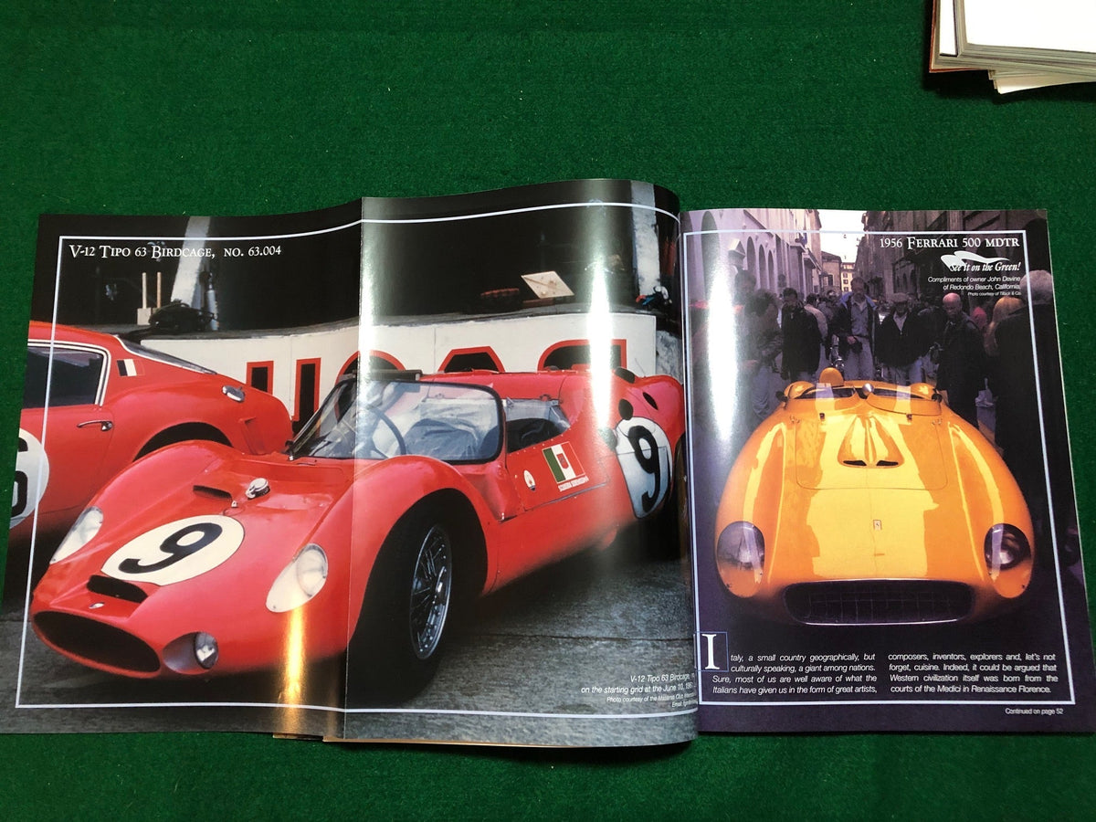 Concorso Italiano 2002 Program - Featuring Racing Cars & Stars