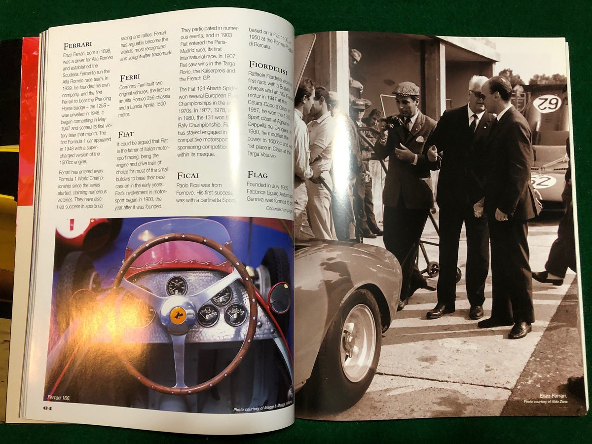 Concorso Italiano 2002 Program - Featuring Racing Cars & Stars