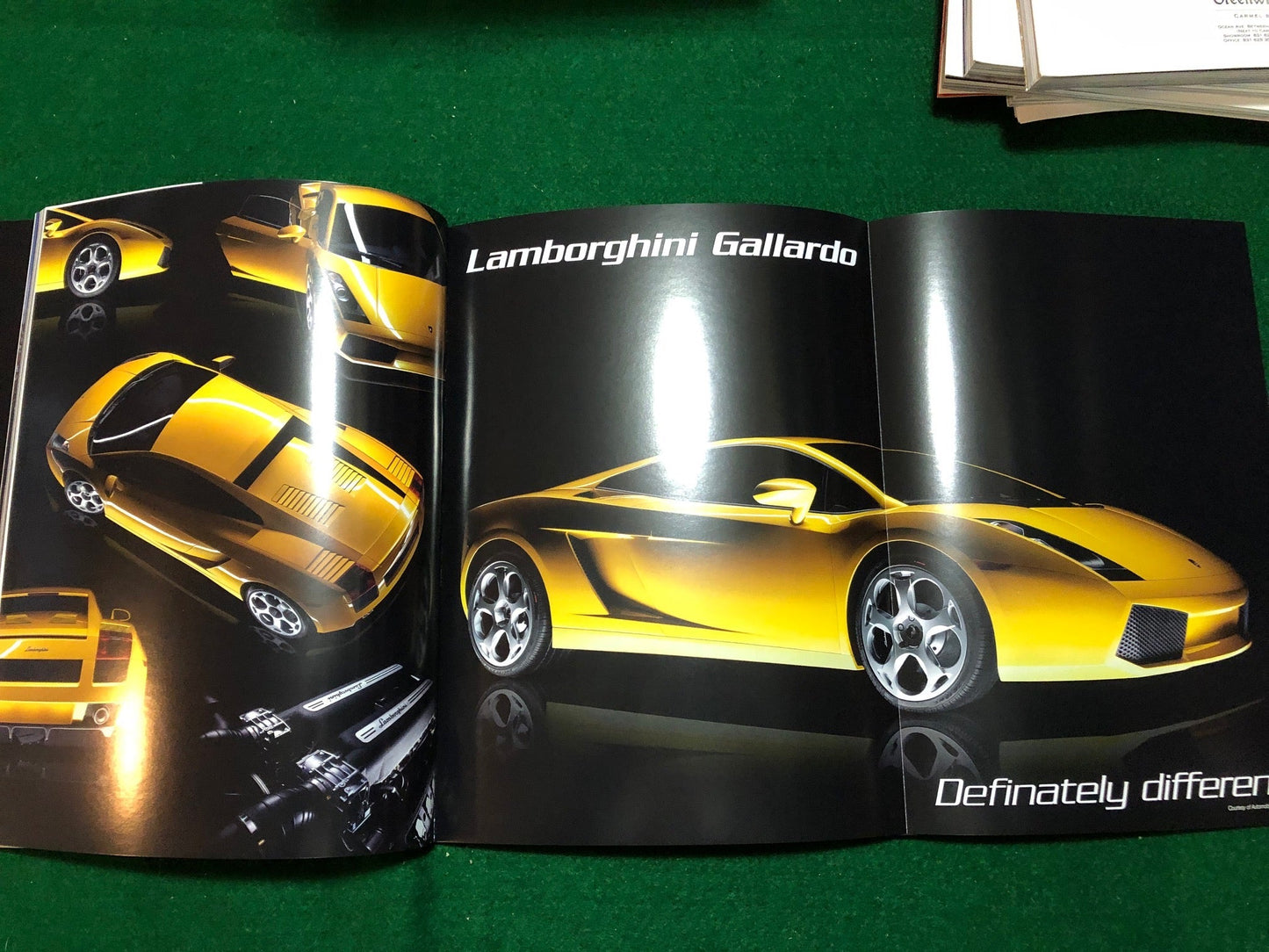 Concorso Italiano 2003 Program - Featuring Lamborghini and Frua
