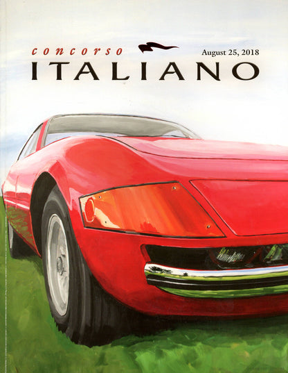 Concorso Italiano 2018 Program - Featuring Ferrari 365 GTB Daytona