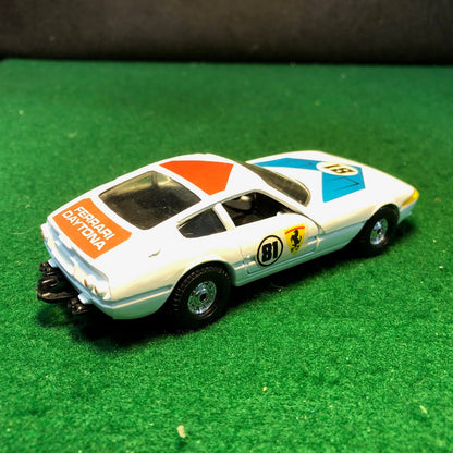 Ferrari 365 GTB/4 Daytona N 81 White by Corgi Toys 1:36 (323)(No box)
