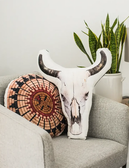 Velvet Cow Skull, College Student Gift, Mother's Day Gift, Christmas Gift