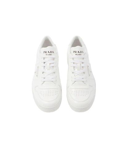 Prada Downtown nappa leather sneakers 'White'