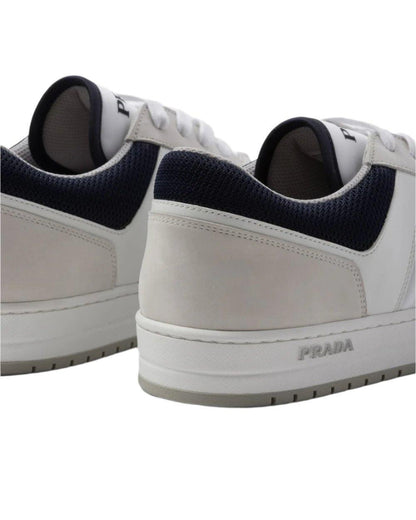Prada Downtown Re-Nylon sneakers 'White/Beige/Black'