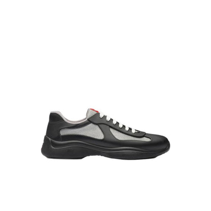 Prada America's Cup Soft rubber and bike fabric sneakers 'Black'