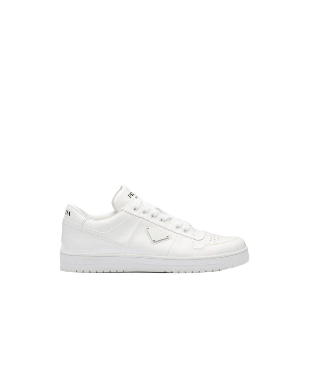 Prada Downtown nappa leather sneakers 'White'