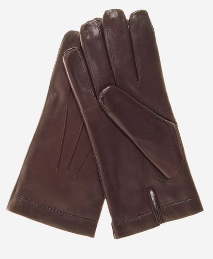 CR3001 (brown) - Men’s Italian rabbit fur gloves — photo 2 of 7