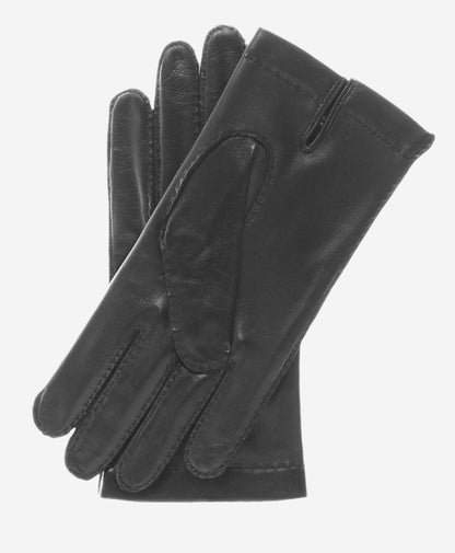 CS1003 (black) - Men's Handsewn Italian Silk Lined Leather Gloves — photo 2 of 8