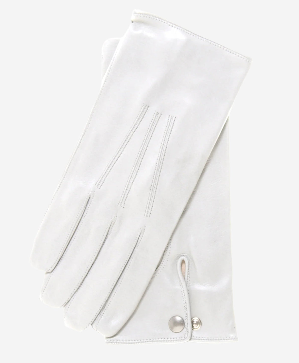 CS3420 (white) - Men's Italian formal leather gloves — photo 1 of 7