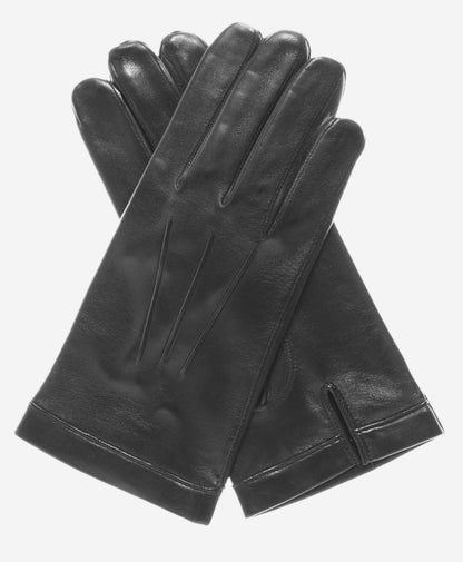 CS3550 (black) - Men's Italian Silk Lined Lambskin Leather Gloves — photo 1 of 8