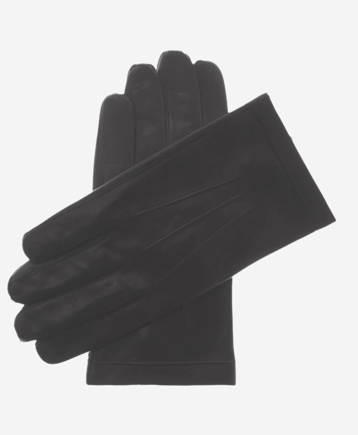 CS3913 (black) - Men's Italian Silk Lined Touchscreen Leather Gloves — photo 1 of 8