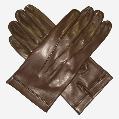 CU1001 (brown) - Men's Italian Unlined Leather Gloves — photo 2 of 7