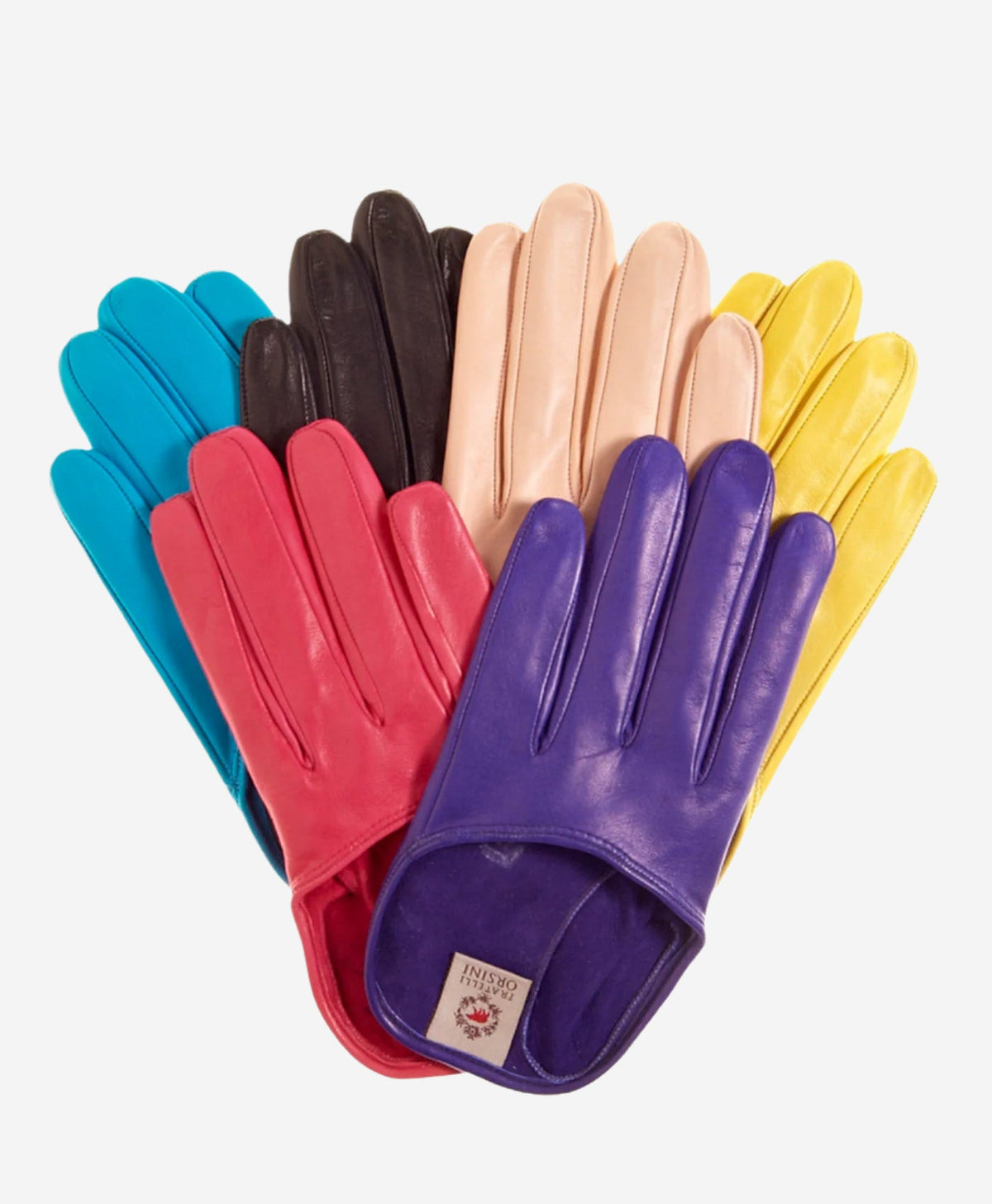 CU4303 (peach) - Women's Short Italian Leather Gloves — photo 4 of 9