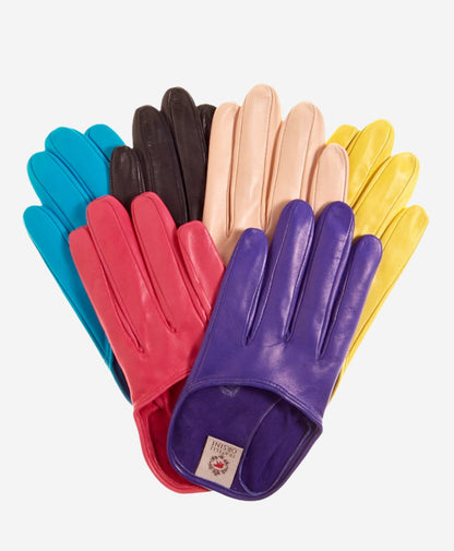 CU4303 (aqua) - Women's Short Italian Leather Gloves — photo 3 of 8