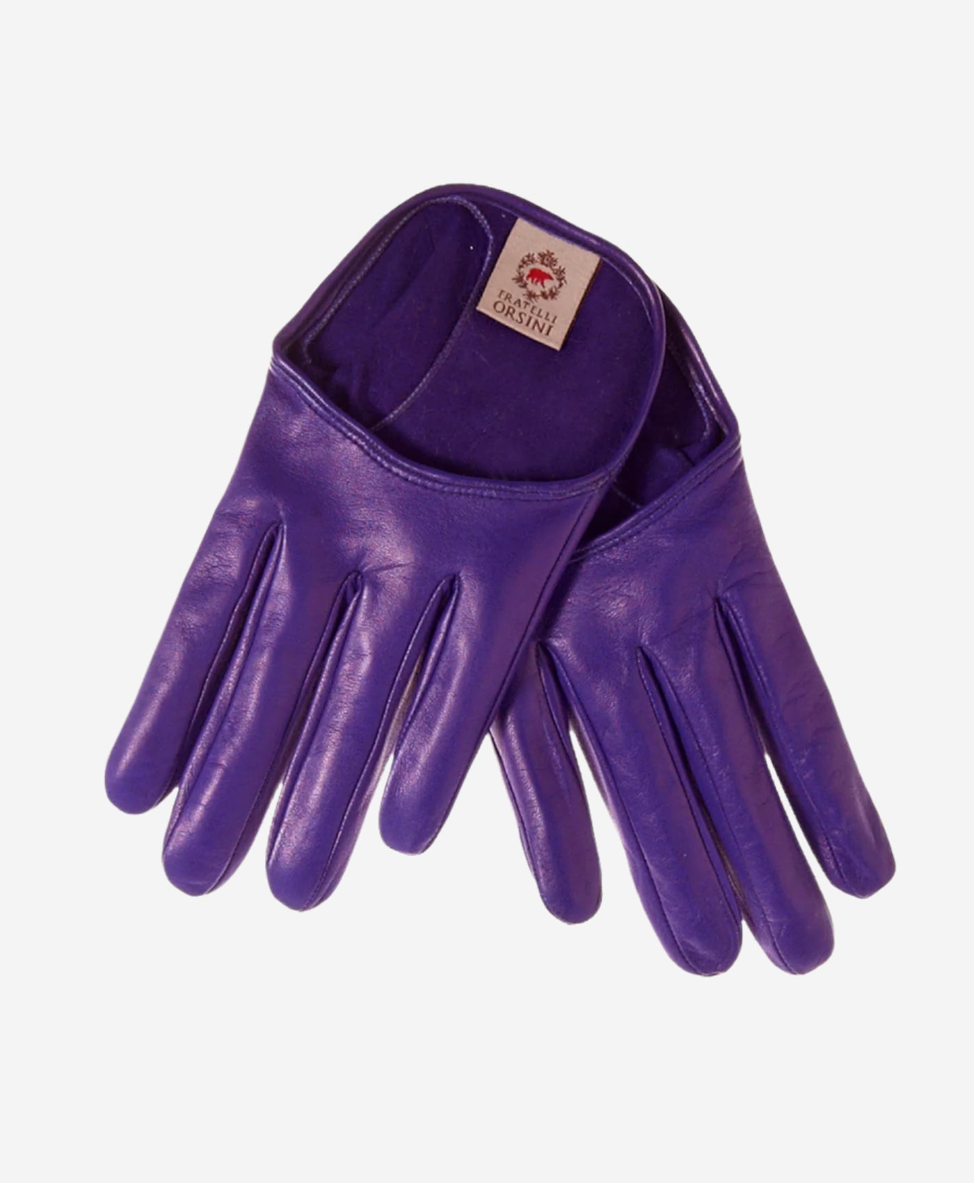 CU4303 (purple) - Women's Short Italian Leather Gloves — photo 1 of 8