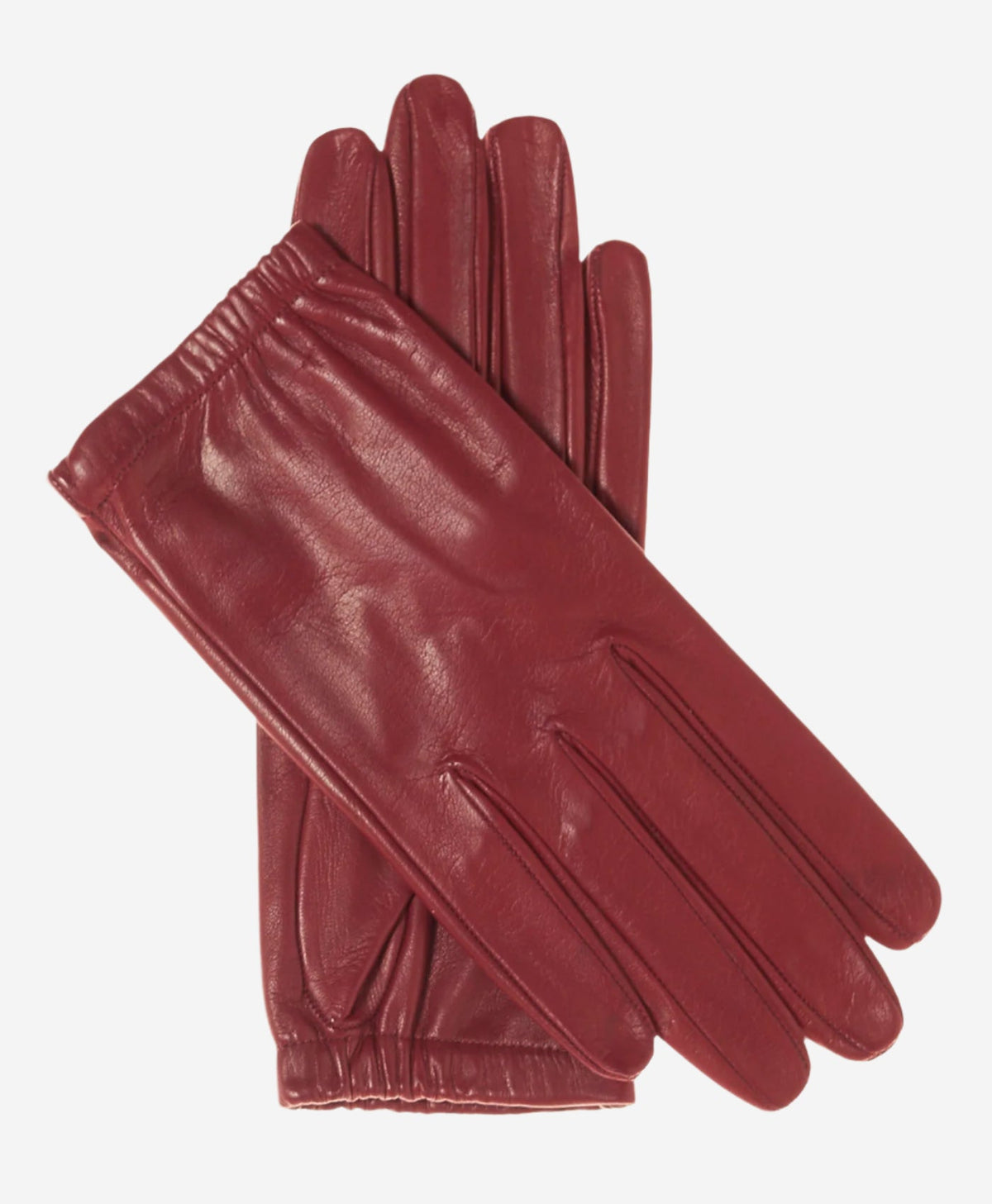 CU4601 (xb) - Women's Unlined Italian Fashion Leather Gloves With Short Wrist — photo 1 of 8