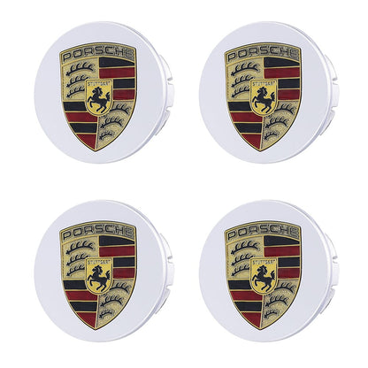 Premium LED Floating Wheel Logo Center Hub Caps Multiple Designs for Porsche