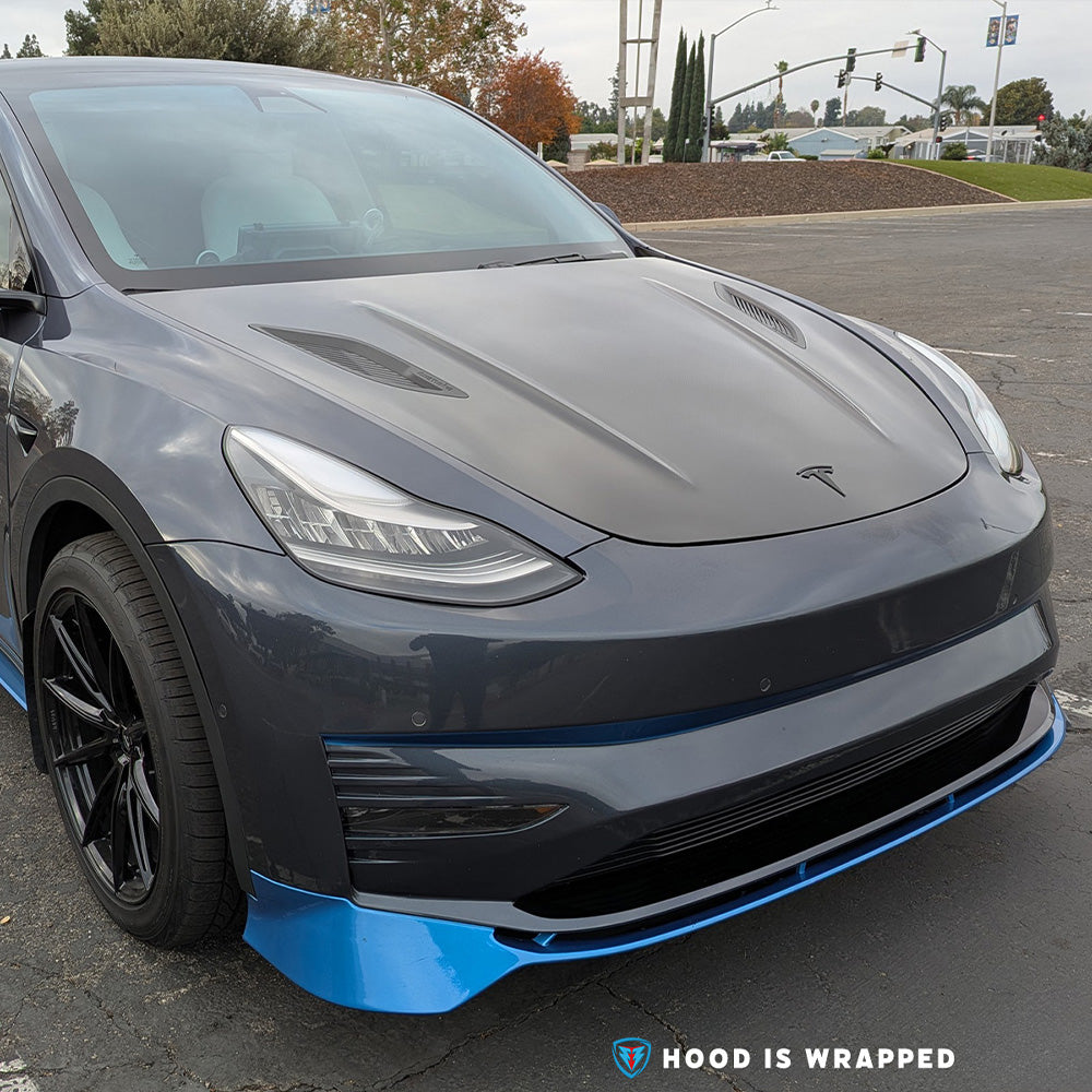 2020-2024 Tesla Model Y (1st-Gen) Aero Style ABS Replacement Hood | CUSTUNING — photo 4 of 6