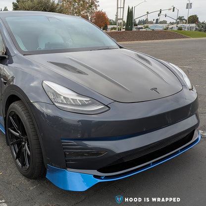 2020-2024 Tesla Model Y (1st-Gen) Aero Style ABS Replacement Hood | CUSTUNING — photo 4 of 6