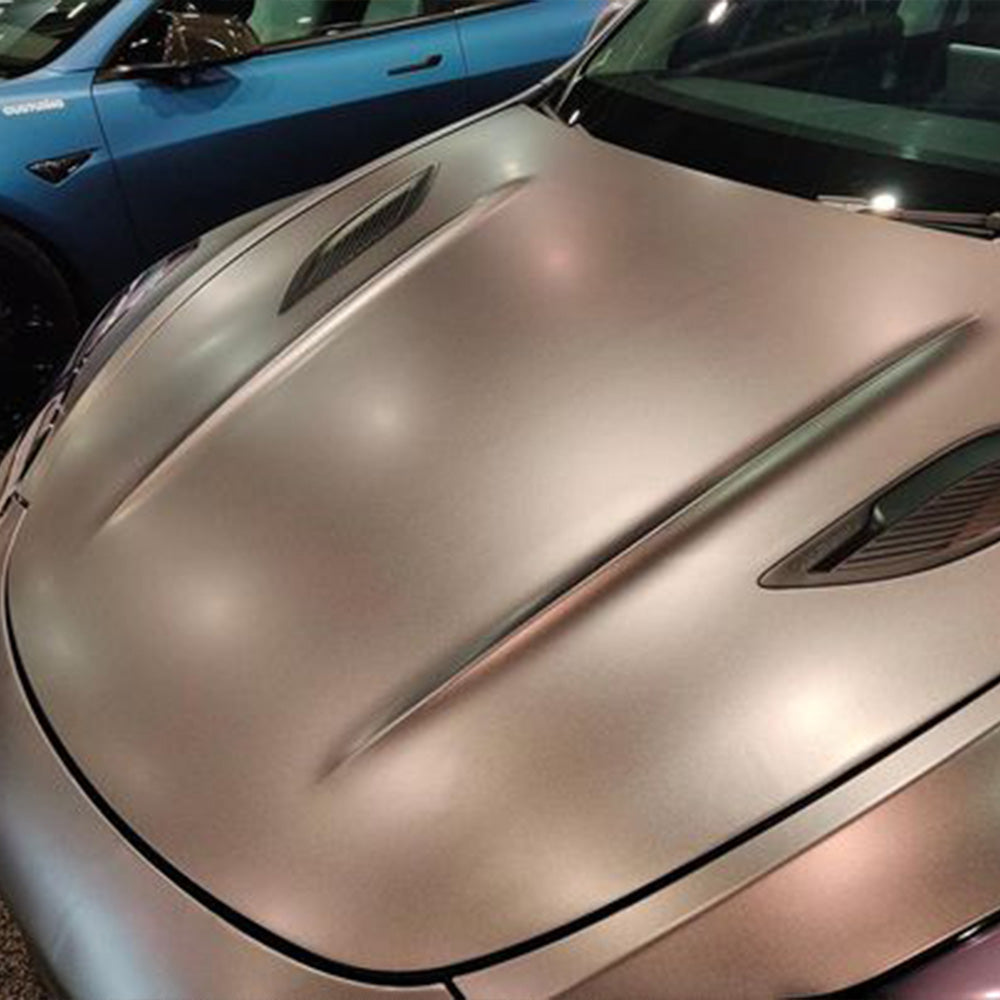 2020-2024 Tesla Model Y (1st-Gen) Aero Style ABS Replacement Hood | CUSTUNING — photo 3 of 6