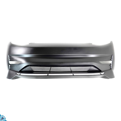 2020-2024 Tesla Model Y (1st-Gen) Aero Style Polypropylene Front Bumper & Lip Kit | CUSTUNING — photo 2 of 9