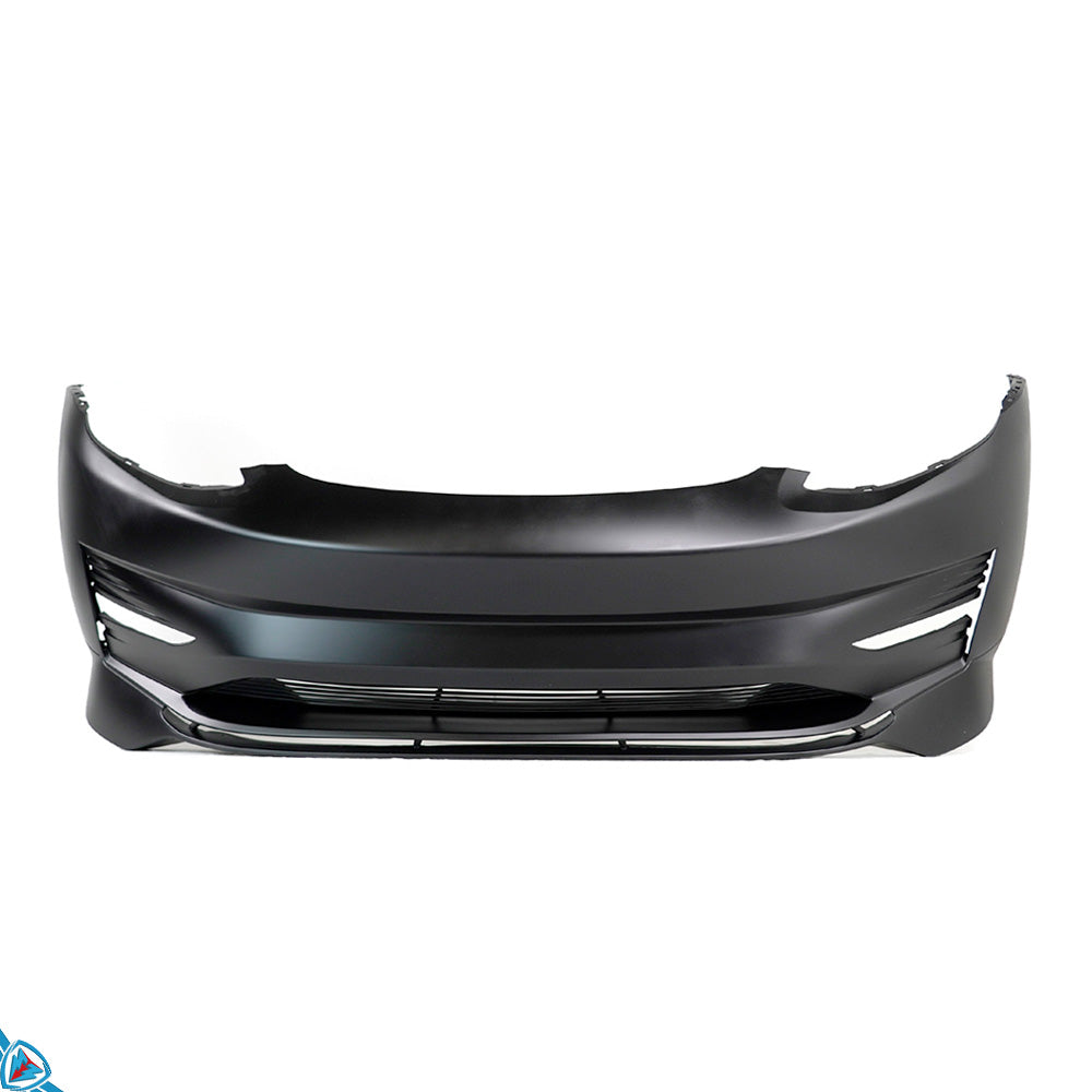 2020-2024 Tesla Model Y (1st-Gen) Aero Style Polypropylene Front Bumper & Lip Kit | CUSTUNING — photo 6 of 9