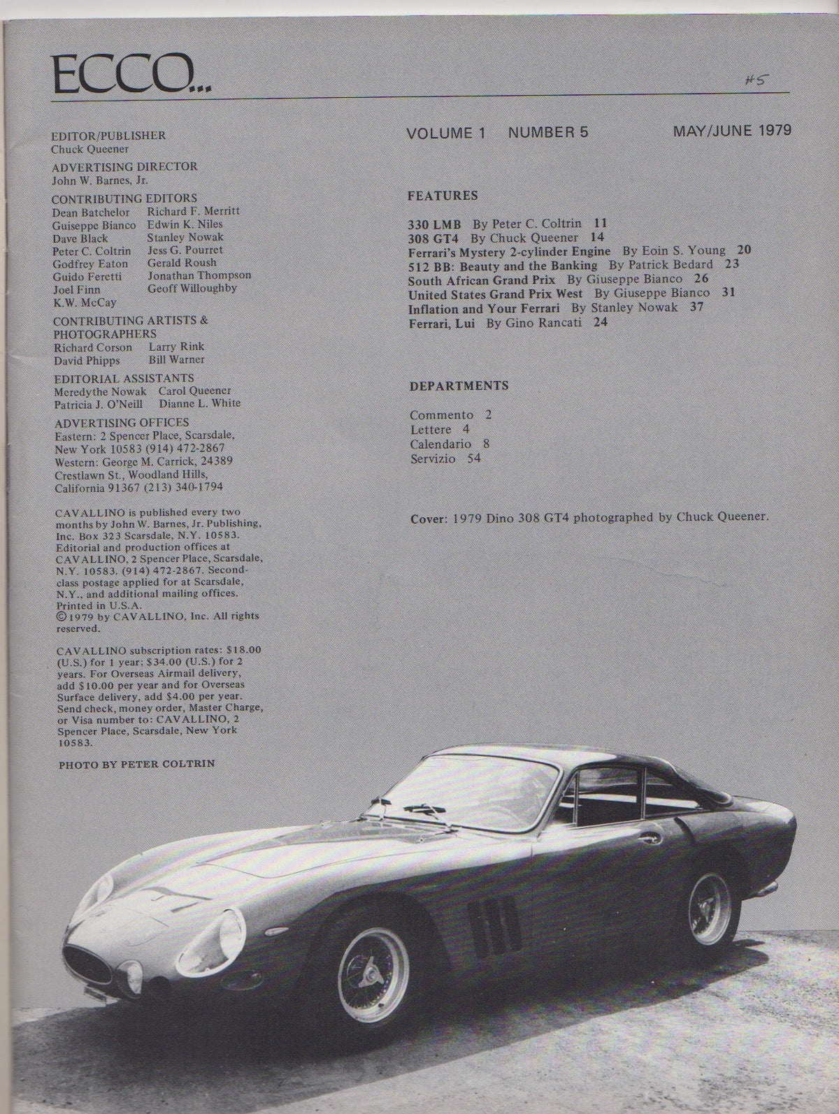 Cavallino N   5 Ferrari Magazine